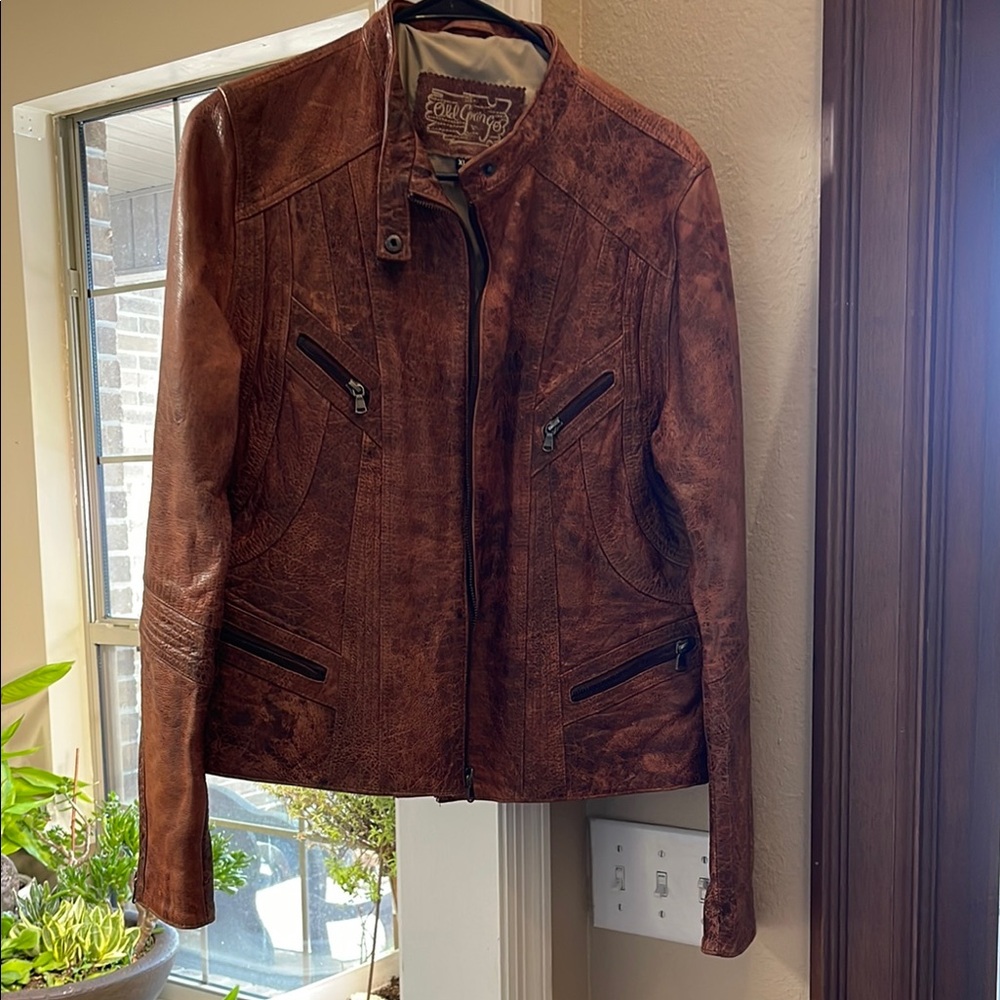 Old Gringo Brown Genuine Leather Jacket